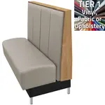 Oak Street BURT-9642-SGL-T1, Seating, Booth, Single, 96" L
