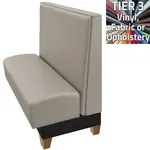 Oak Street , CLI-4842-SGL-T3, Seating, Booth, Single, 48" L