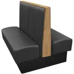 Oak Street , CLMR-4842-DBL-BLK, Seating, Booth, Double, 48" L
