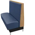 Oak Street , CLV-8442-SGL-NAVY, Seating, Booth, Single, 84" L