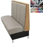 Oak Street , COL-7242-SGL-T1, Seating, Booth, Single, 72" L