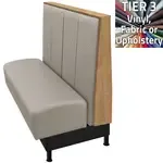 Oak Street , CTL-3042-SGL-T3, Seating, Booth, Single, 30" L
