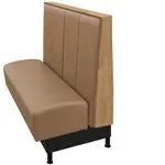 Oak Street , CTL-7242-SGL-TPE, Seating, Booth, Single, 72" L