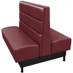 Oak Street , DMR-9642-DBL-WINE, Seating, Booth, Double, 96" L