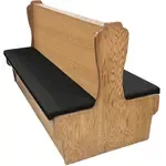 Oak Street , DRN-2442-DBL-VSWB-EB, Seating, Booth, Double, 24" L