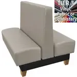 Oak Street , EDIN-2442-DBL-T3, Seating, Booth, Double, 24" L
