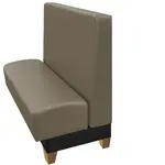 Oak Street , EDIN-8442-SGL-GM, Seating, Booth, Single, 84" L