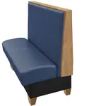 Oak Street , EL-8442-SGL-NAVY, Seating, Booth, Single, 84" L