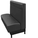 Oak Street , GBK-4842-SGL-BLK, Seating, Booth, Single, 48" L