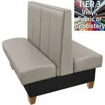 Oak Street , HALE-7242-DBL-T3, Seating, Booth, Double, 72" L