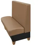 Oak Street , HMT-3042-SGL-TPE, Seating, Booth, Single, 30" L