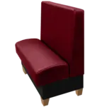 Oak Street , HMT-8442-SGL-WINE, Booth, 84" L