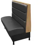 Oak Street , KGY-6042-SGL-BLK, Seating, Booth, Single, 60" L