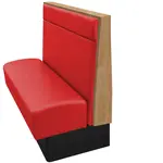 Oak Street , LDN-4842-SGL-RED, Seating, Booth, Single, 48" L