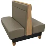 Oak Street , LKRG-2442-DBL-GM, Seating, Booth, Double, 24" L