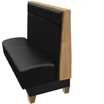 Oak Street , LKRG-8442-SGL-EB, Seating, Booth, Single, 84" L