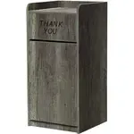 Oak Street M8520-WB-UNASSEMBLED, Trash Receptacle, Cabinet Style, 25 Gallon