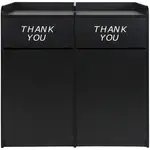 Oak Street M8530-BLK, Casework, Waste/Recycling Receptacle