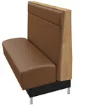Oak Street , MING-8442-SGL-OB, Seating, Booth, Single, 84" L