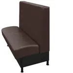 Oak Street , MOR-9642-SGL-ESP, Seating, Booth, Single, 96" L