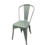 Oak Street OD-CM-0001-SLV, Chair, Stacking, Outdoor