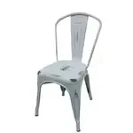 Oak Street OD-CM-0001-WHT, Chair, Stacking, Outdoor