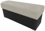 Oak Street , OLIN48-GRAY, Bench, Gray