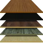 Oak Street , OLWE24x24-T1, Table Top, Laminate, Square