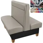 Oak Street , REM-4442-DBL-T2, Seating, Booth, Double, 44" L
