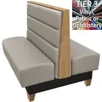 Oak Street , RST-2442-DBL-T3, Seating, Booth, Double, 24" L
