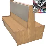 Oak Street , SHEP-3042-DBL-WSUB-T4, Seating, Booth, Double, 30" L