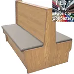 Oak Street , SHEP-7242-DBL-VSWB-T1, Seating, Booth, Double, 72" L