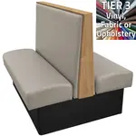 Oak Street , SIMP-2442-DBL-T3, Seating, Booth, Double, 24" L