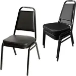 Oak Street SL2082-BLK, Chair, Side, Stacking, Indoor