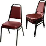 Oak Street SL2082-WINE, Chair, Side, Stacking, Indoor