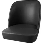 Oak Street SL3133TOP-BLK, Bar Stool Seat
