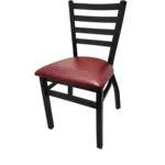 Oak Street ST2160-WINE, Chair, Side, Stacking, Indoor
