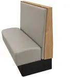 Oak Street , WKE-8442-SGL-GRAY, Seating, Booth, Single, 84" L