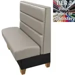 Oak Street , WOR-2442-SGL-T2, Seating, Booth, Single, 24" L
