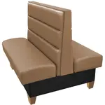 Oak Street , WOR-8442-DBL-TPE, Seating, Booth, Double, 84" L