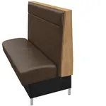 Oak Street , YALE-4442-SGL-SB, Seating, Booth, Single, 44" L