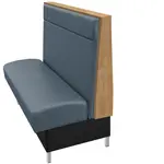 Oak Street , YALE-7242-SGL-BR, Seating, Booth, Single, 72" L