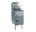 Pitco Frialator SG14T-S, Fryer, Gas, Floor Model, Split Pot
