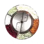 Robot Coupe 27072W, Food Processor, Disc Plate, Slicing