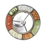 Robot Coupe 27086, Food Processor, Disc Plate, Slicing