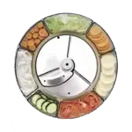Robot Coupe 27786, Food Processor, Disc Plate, Slicing