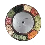 Robot Coupe 28062W, Food Processor, Disc Plate, Slicing