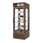 True Manufacturing G4SM-23PT-HC~TSL01, Display Case, Vertical Glass Sides, 115V, Glass Door, 4 Shelves