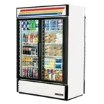 True Manufacturing , GDM-49RL-HC~TSL01, Refrigerator, Merchandiser, 115V, Hinged Doors, Two-Section