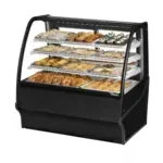 True Manufacturing TDM-DC-48-GE/GE-S-S, Display Case, Non-Refrigerated Bakery, 115V, Glass Doors, Chrome